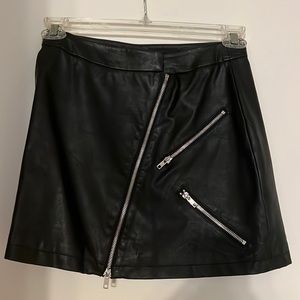 Leather skirt